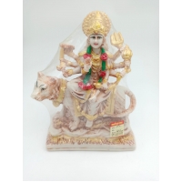 Maa Durga Sherawali - 21cm  (Polyresin, Multicolor)